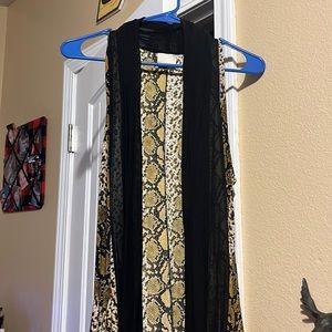 Zadie B’s snake skin cardigan